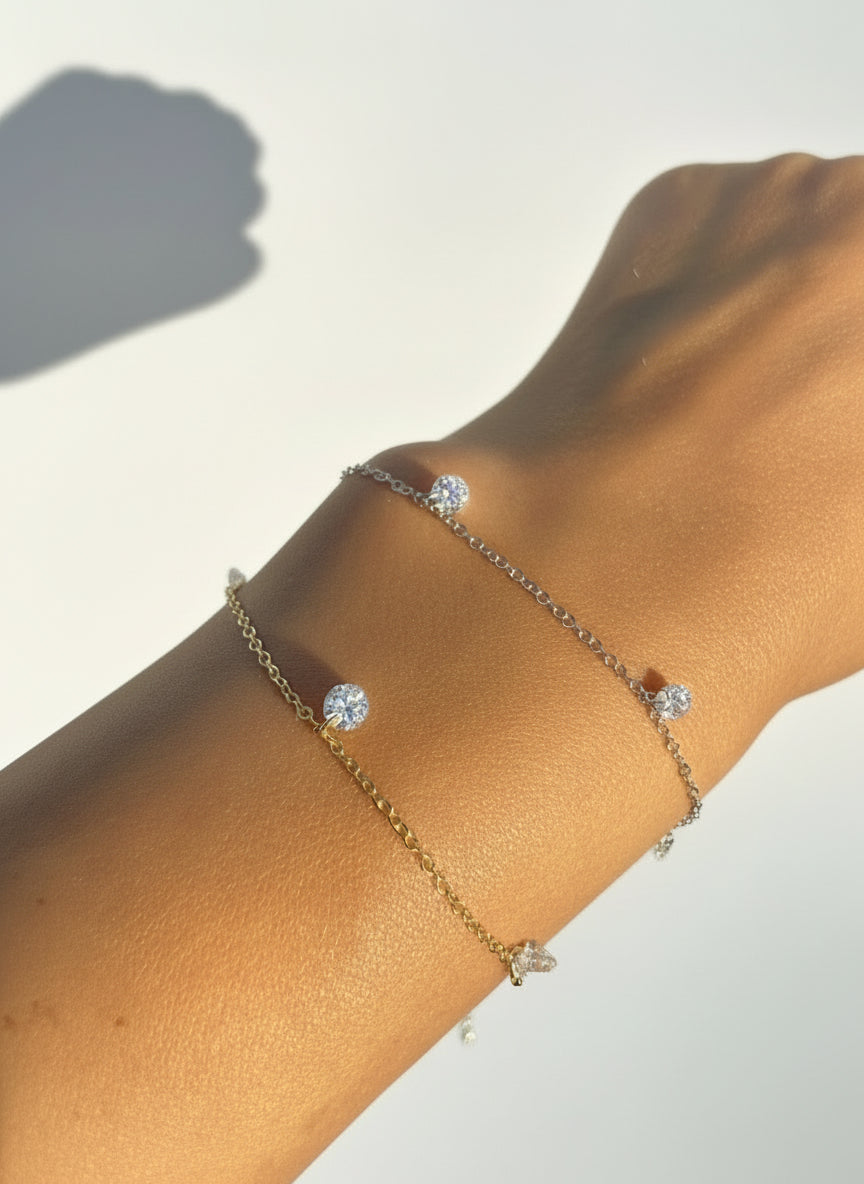 Raw Crystals Bracelet