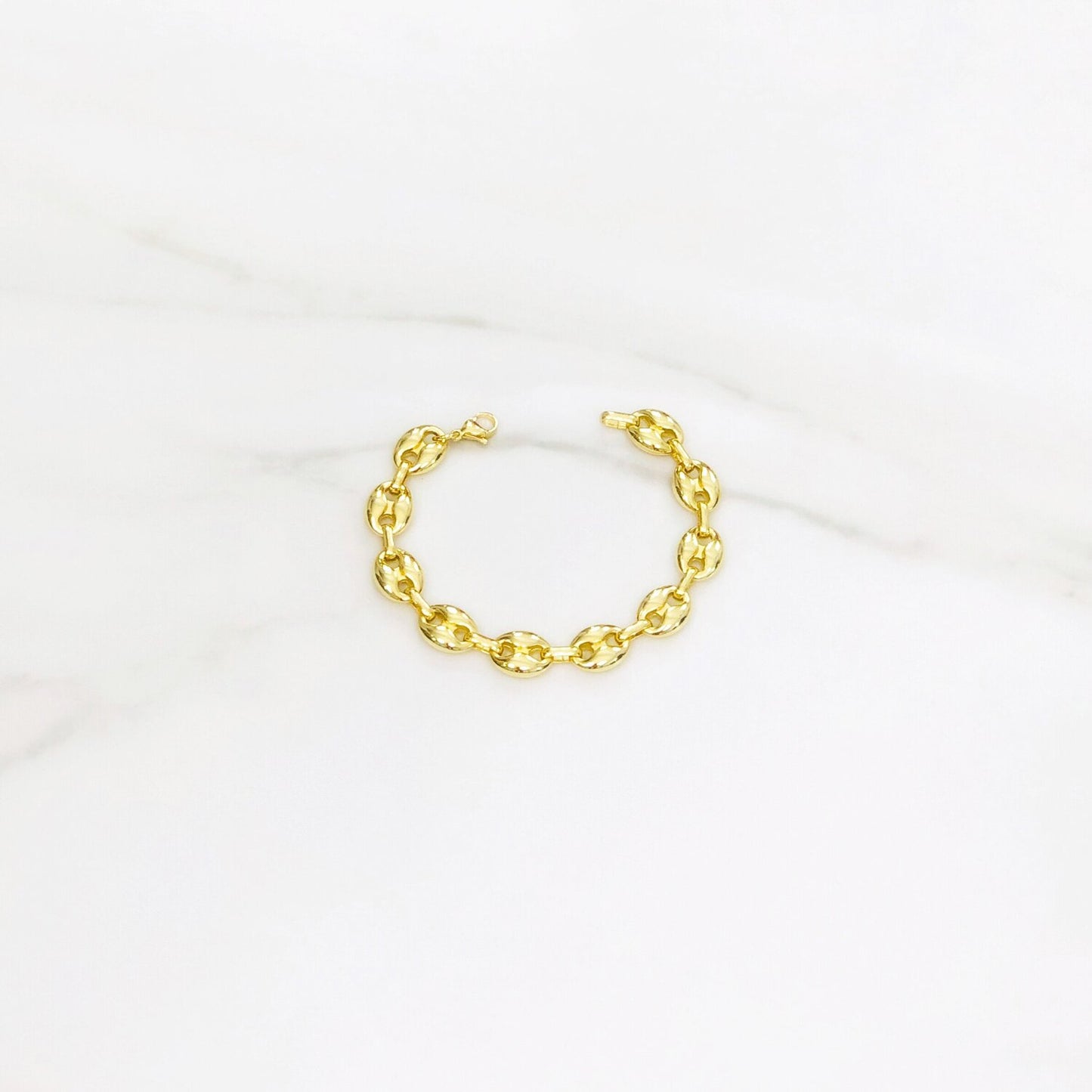 Gold Mariner Link Bracelet