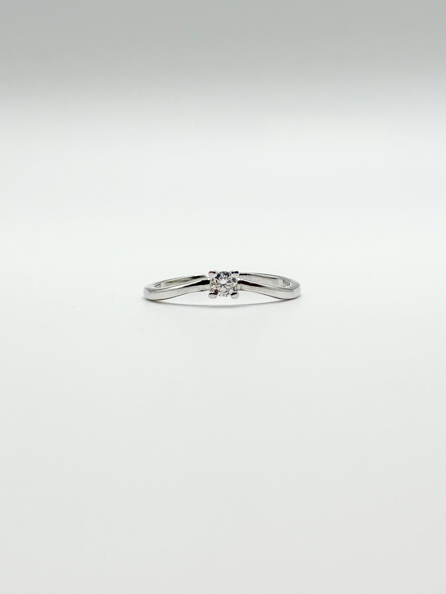 Stackable Single Center Stone Ring