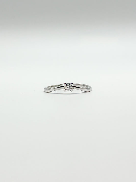 Stackable Single Center Stone Ring