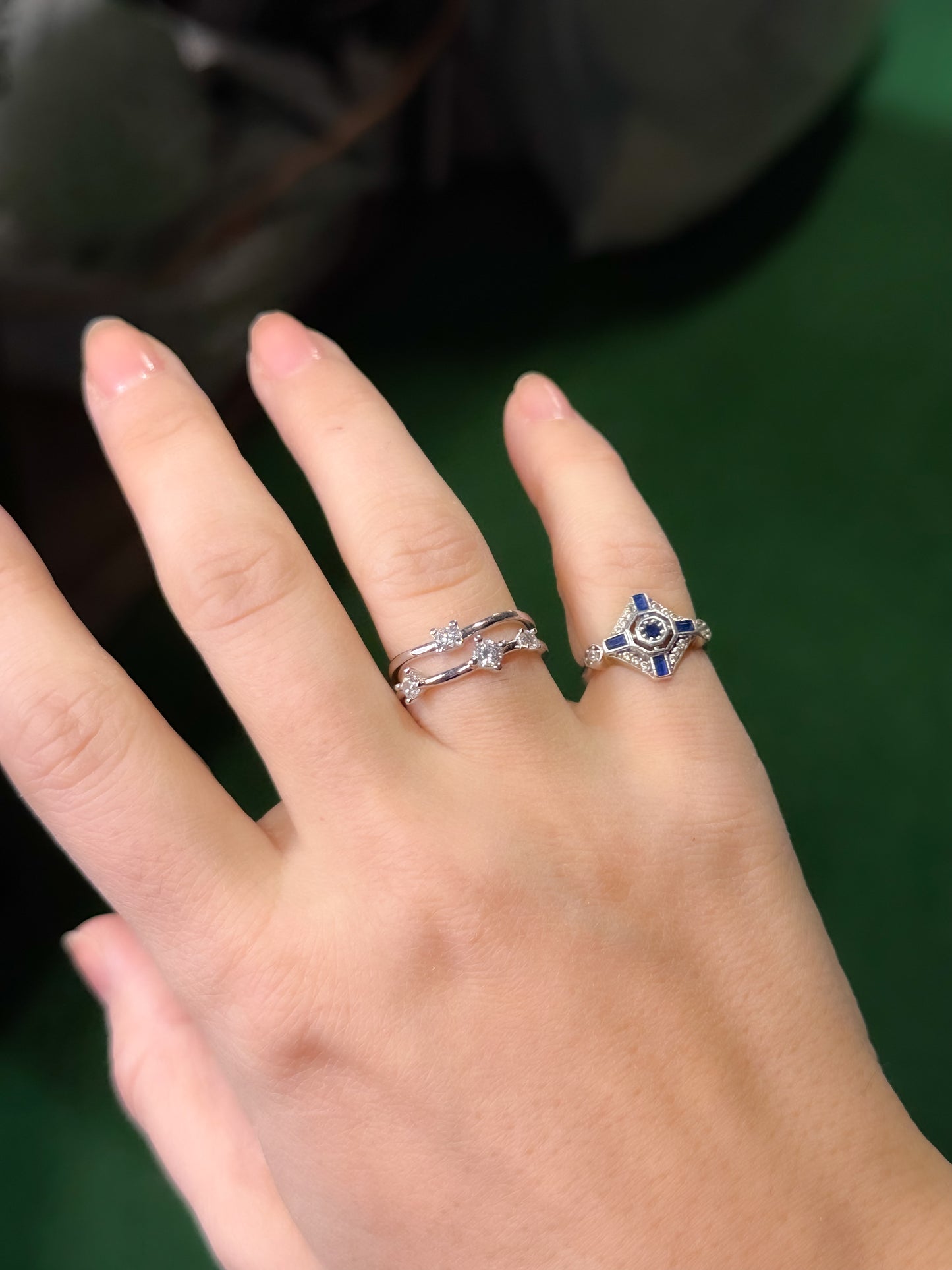 Stackable Multi Stones Ring