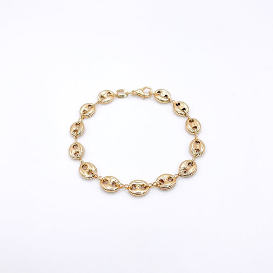 Gold Mariner Link Bracelet